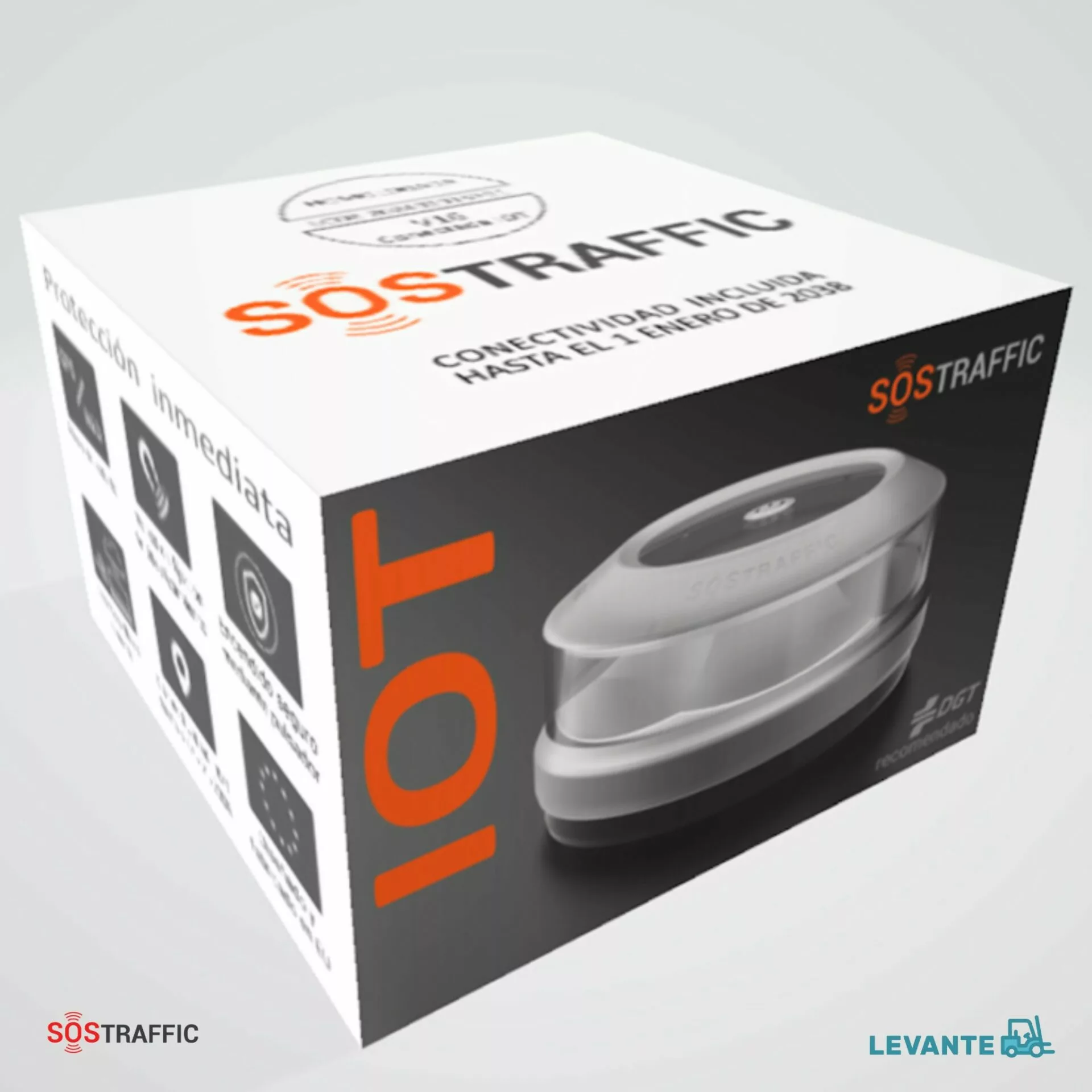 Baliza V16 con Geolocalización Homologada por la DGT - SOSTRAFFIC - Imagen 4